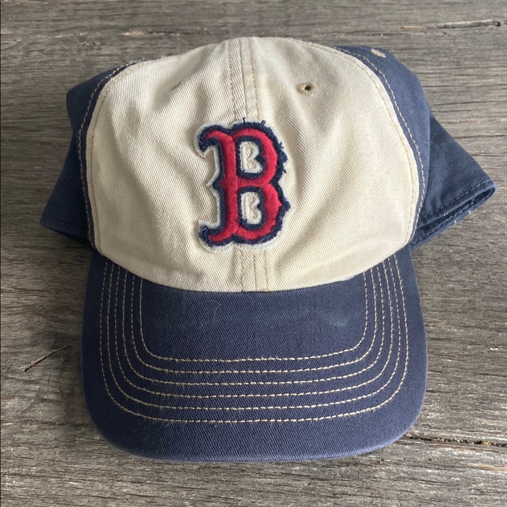 Boston Red sox Blue and Cream Baseball Cap